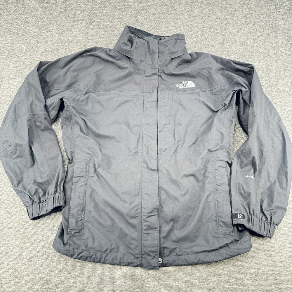 The‎ North Face Blue HyVent Hooded Zip Windbreaker Rain Jacket | Size XL |